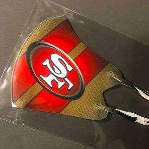 San Francisco 49ers adjustable facemask